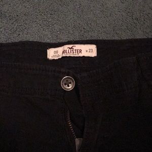 Black & Gold Hollister zipper shorts